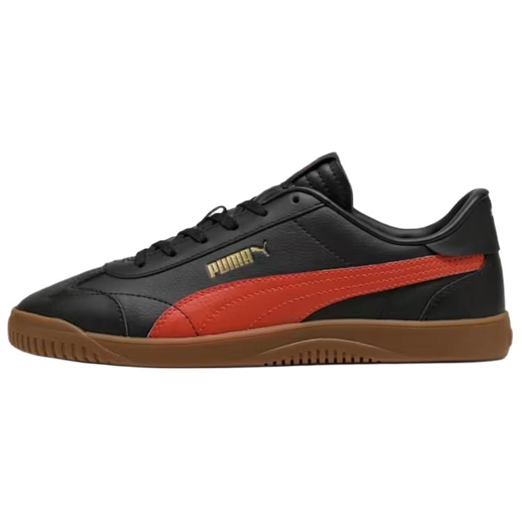 PUMA Club 5v5 Low top Skateboard Shoes Men's Black Red