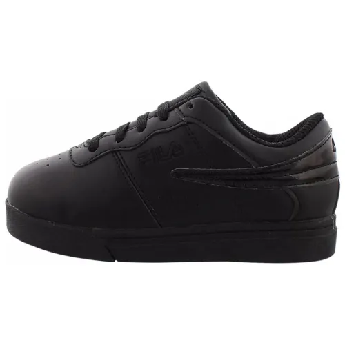 FILA Work Health Cushioning Abrasion Resistant Cushioning, Wear Resistant Low top Skateboard Shoes Women's Black