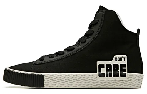 ANTA Skateboard Shoes Women's High Top Black/Anta White