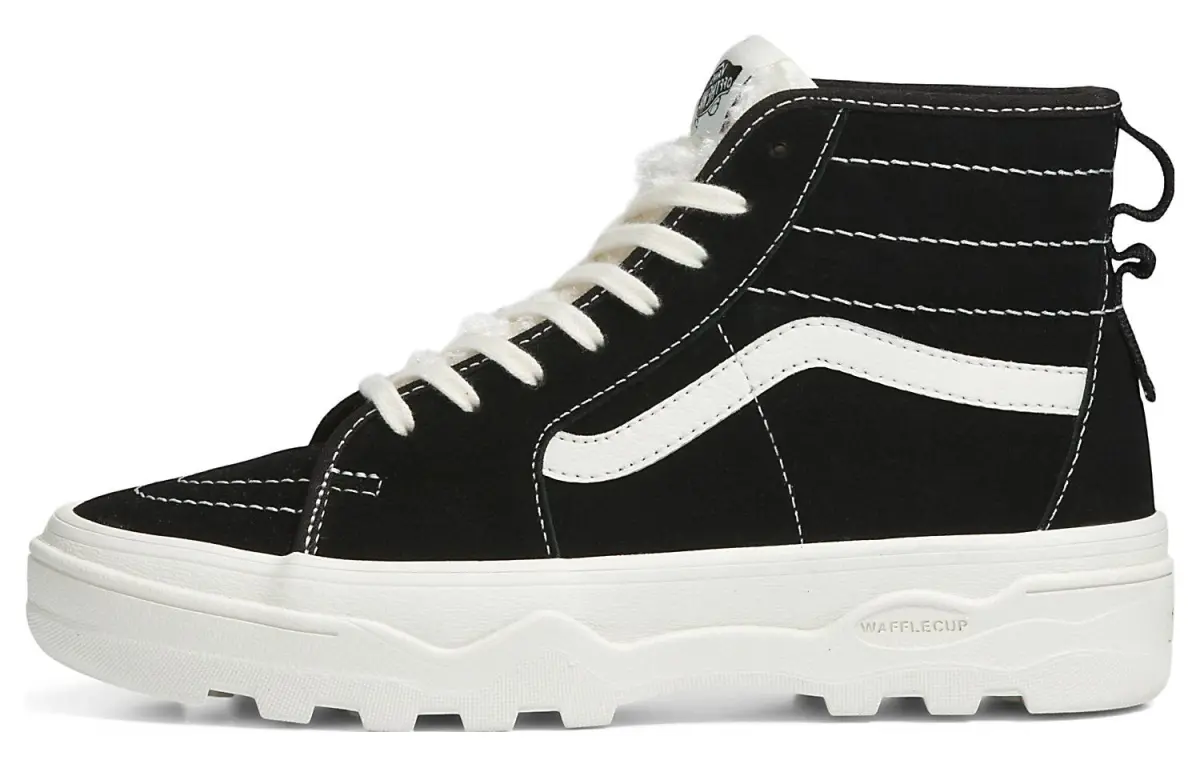 Vans SK8 HI Sherpa Suede Sentry 'Black White'