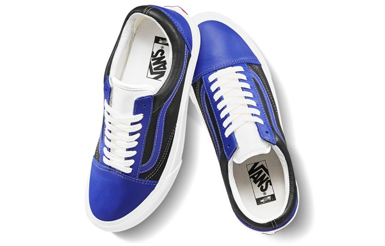 Кеды Vans Old Skool Vlt Lx (черно-синие) — фото 4