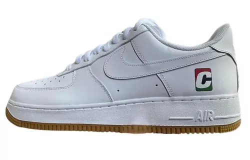 Nike Air Force 1 Wear resistant And Lightweight Low top Skateboard Shoes Men's White