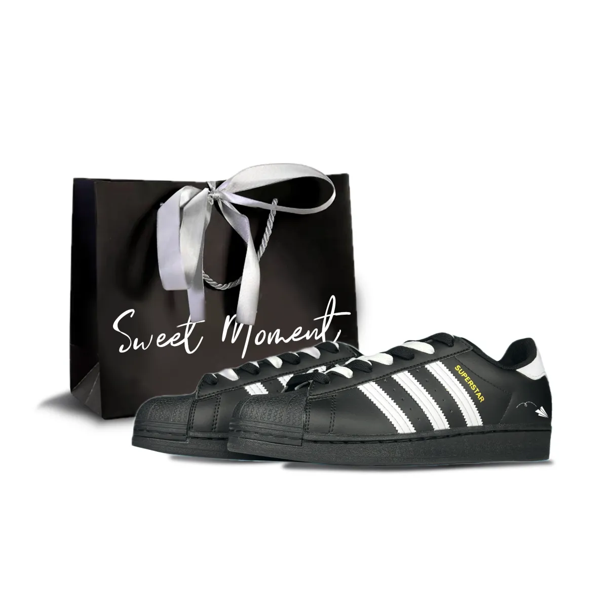 Adidas Originals SUPERSTAR Skateboard Shoes Unisex Low Top Black White