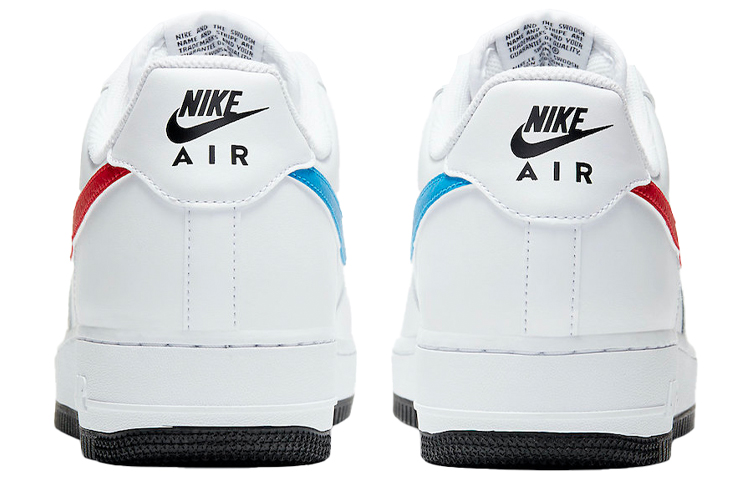 Мужские кроссовки Nike Air Force 1 (белыйкрасныйсиний) — фото 5