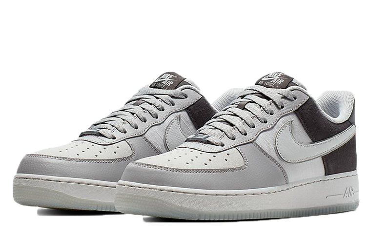 Мужские кроссовки Nike Air Force 1 (серый) — фото 2