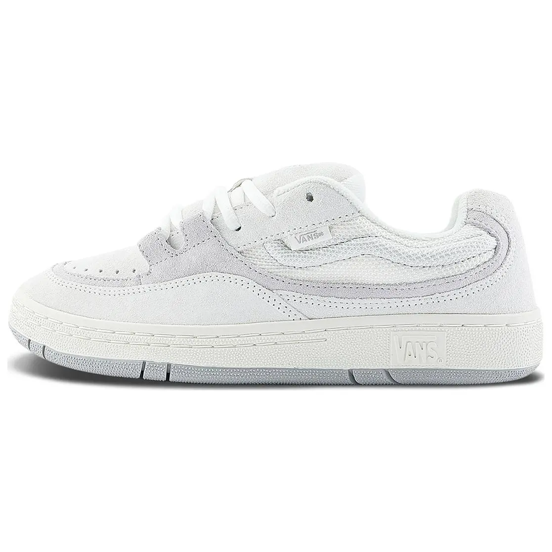 Vans SPEED LS Abrasion Resistant Low top Skateboard Shoes Unisex Gray White