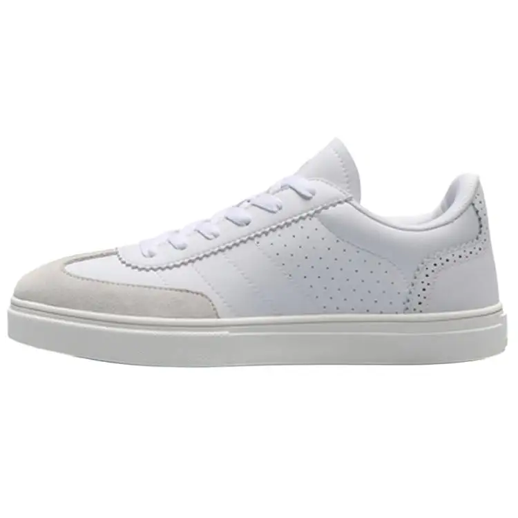 Li Ning Abrasion Resistant Abrasion Resistant Low top Skateboard Shoes Women's Standard White