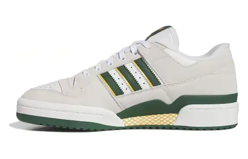 Forum Adidas Originals 84 Low Adv 'Crystal White Dark Green'