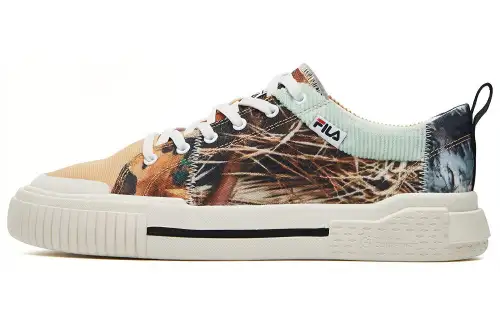 FILA FUSION Fila Skateboarding Shoes 'Light Green Brown' Women's