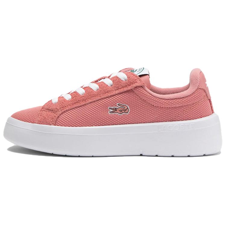 LACOSTE Carnaby Mesh Low top Skateboard Shoes Women's Pink