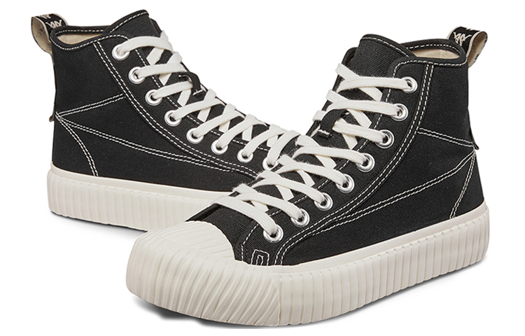 Kappa High top Skateboard Shoes Unisex Black