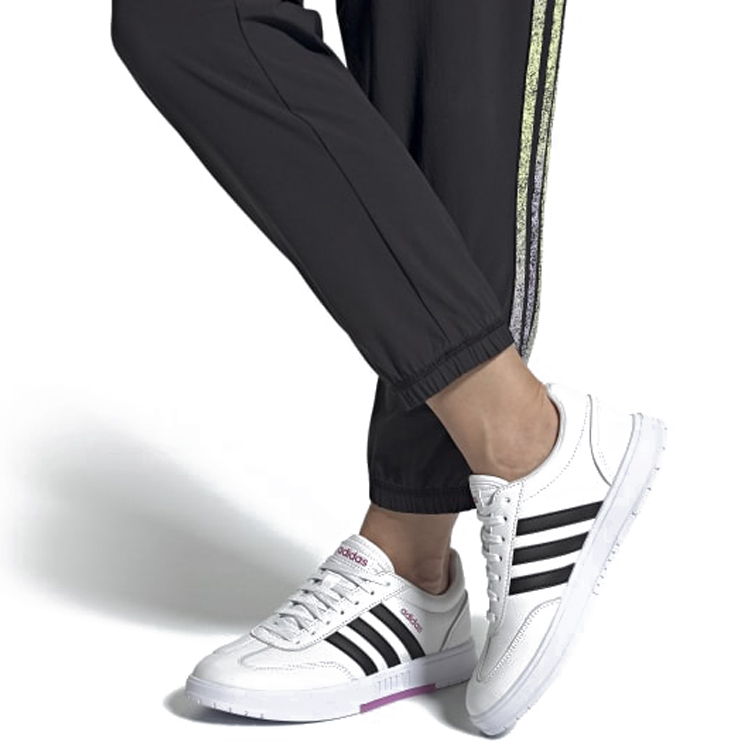 Женские кеды adidas neo Gradas (белый / черный) — Белый / чёрный — фото 7