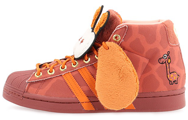 Adidas originals x Melting Sadness Pro Model Best Giraffe Wrapping Anti-Slip Wear-Resistant Mid-top Sneakers Unisex Brown