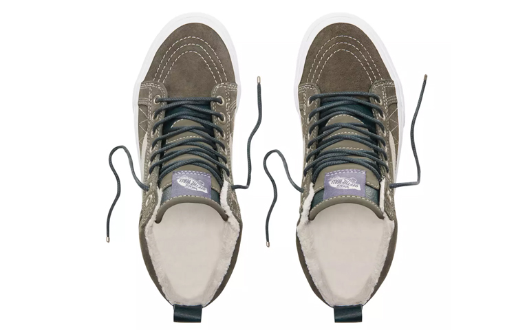 Высокие кеды Vans SK8 MTE (зеленый / белый) — Зелёный / белый — фото 4