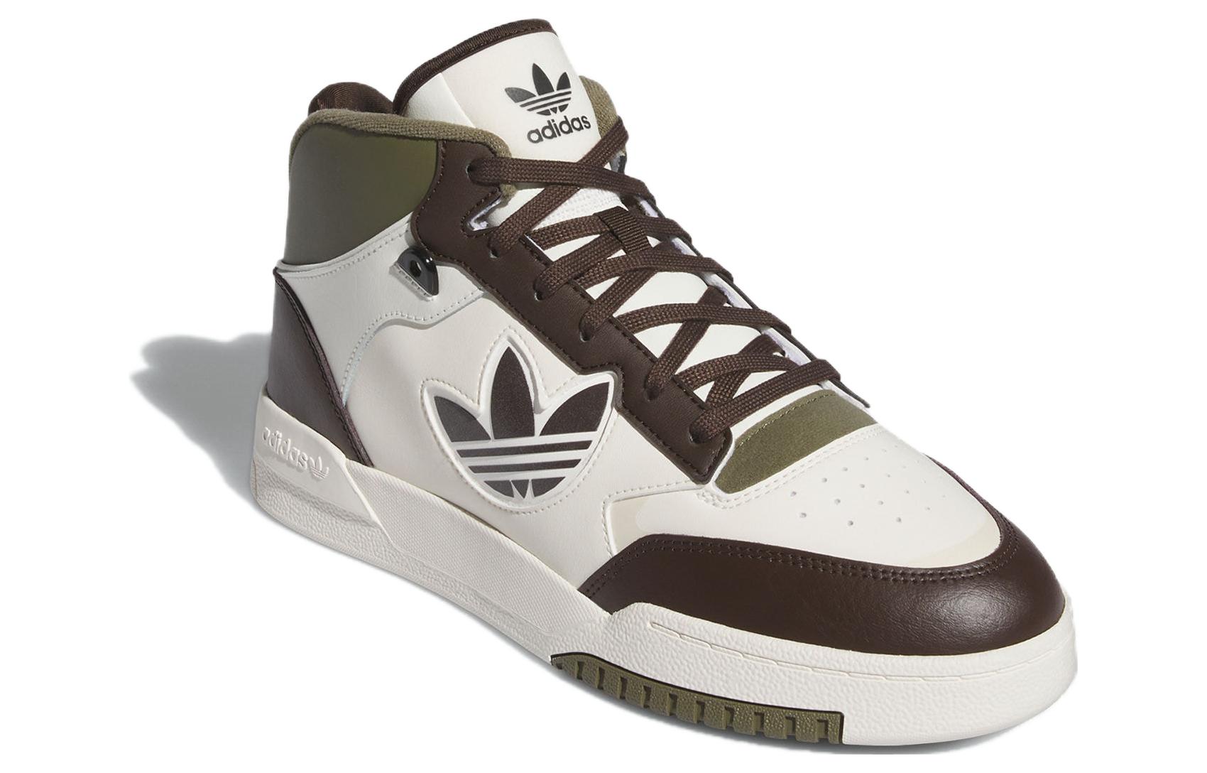 Кеды adidas originals Drop Step (бело-коричневые) — Белыйкоричневый — фото 3