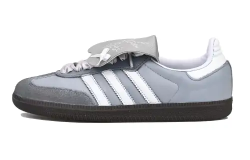 Adidas Originals Samba Low top Skateboard Shoes Unisex White Gray
