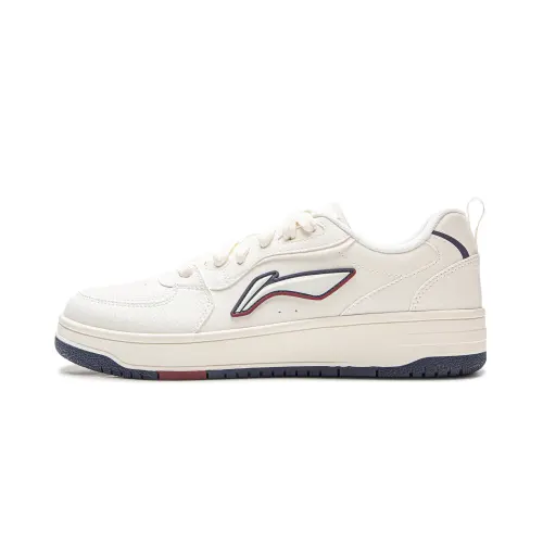 Li Ning Tianji Soft Low top Skateboard Shoes Men's Ivory