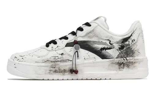 Anta Slip Resistant Cushioning Abrasion Resistant Slip Resistant Cushioning Abrasion Resistant Low top Skateboard Shoes