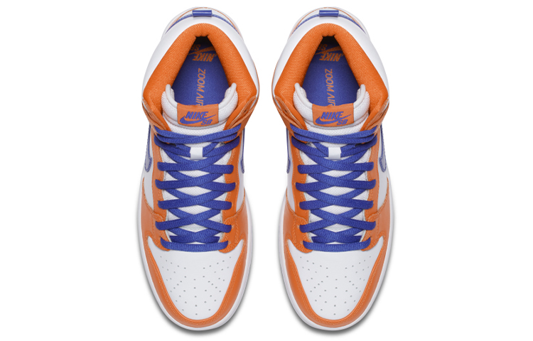 Кеды Nike Dunk SB Danny Supa (бело-сине-оранжевые) — фото 4