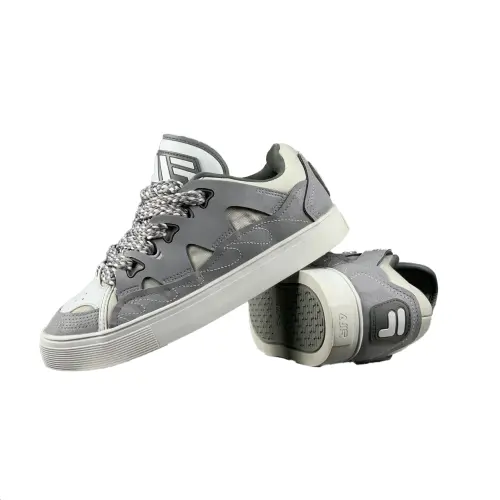 FILA FUSION Casper Comfortable Low top Skateboard Shoes Men's Gray