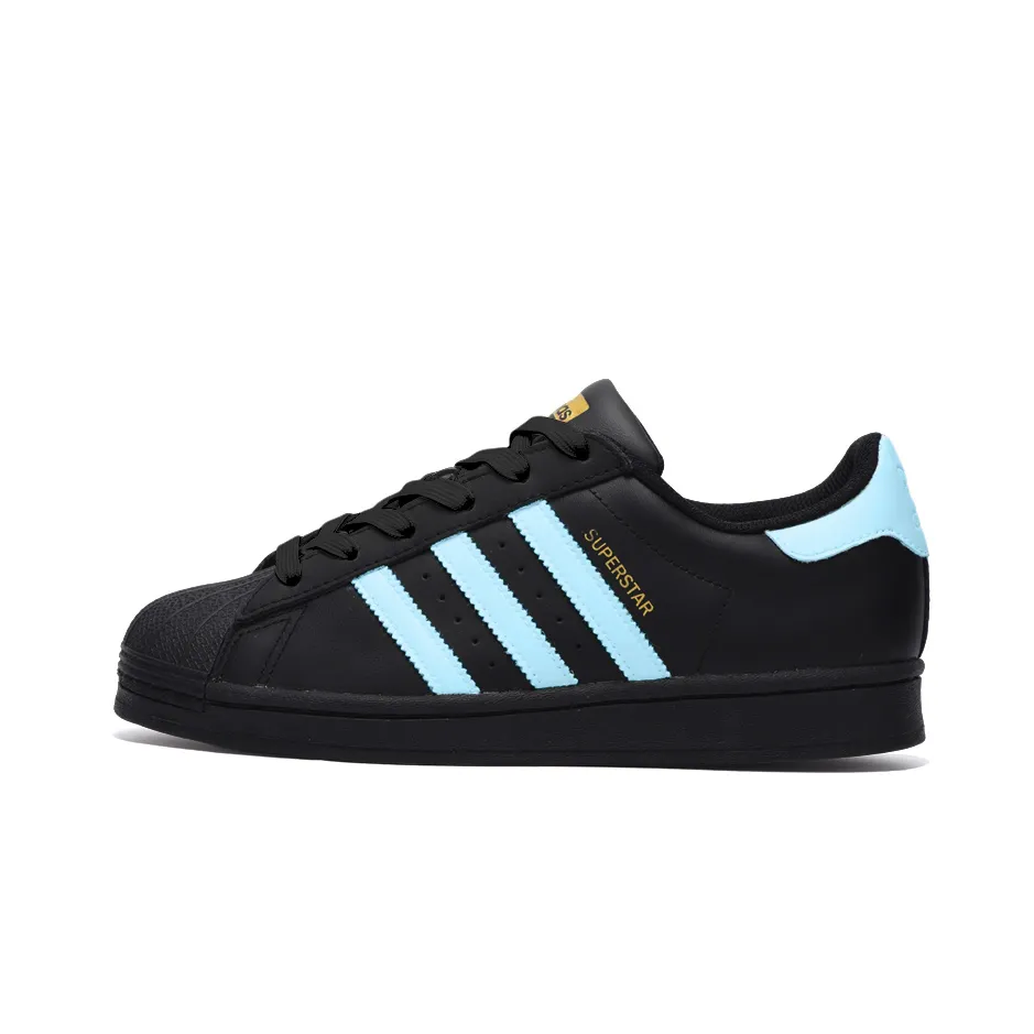 Adidas Originals SUPERSTAR Slip Resistant Abrasion Resistant Low top Skateboard Shoes Unisex Black