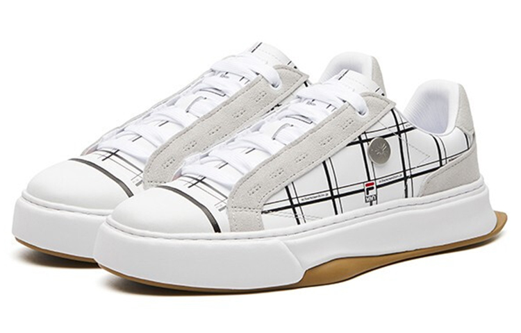 Женские кеды Fila FUSION Canvas Shoes (белые) — фото 3