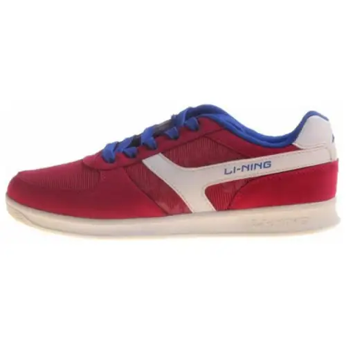 Li Ning Skateboard Shoes Women's Low Top Burgundy/Blue