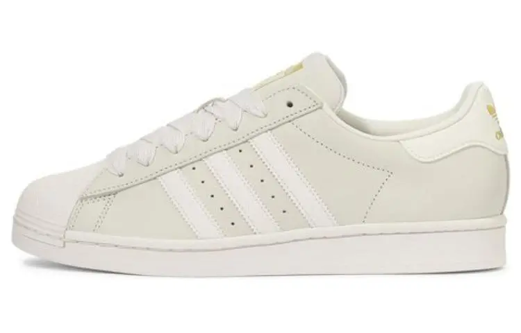 Adidas Originals Superstar Low top Skateboard Shoes Unisex Ecru