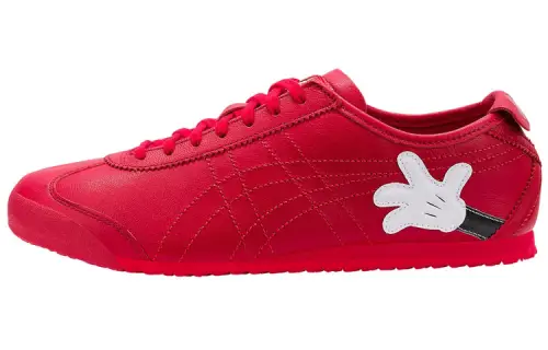 Onitsuka Tiger MEXICO 66 Slip Resistant Abrasion Resistant Low top Skateboard Shoes Unisex Red
