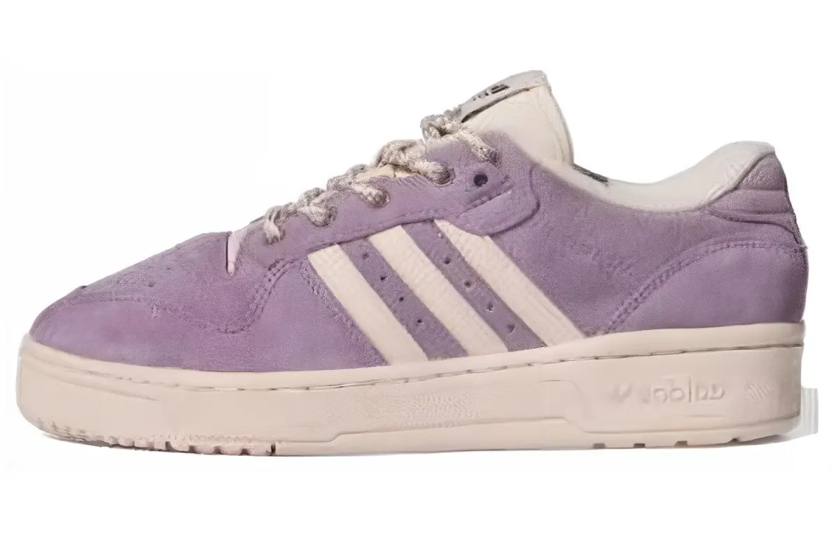 Adidas Originals Rivalry Comfortable Low top Skateboard Shoes Women's Purple White