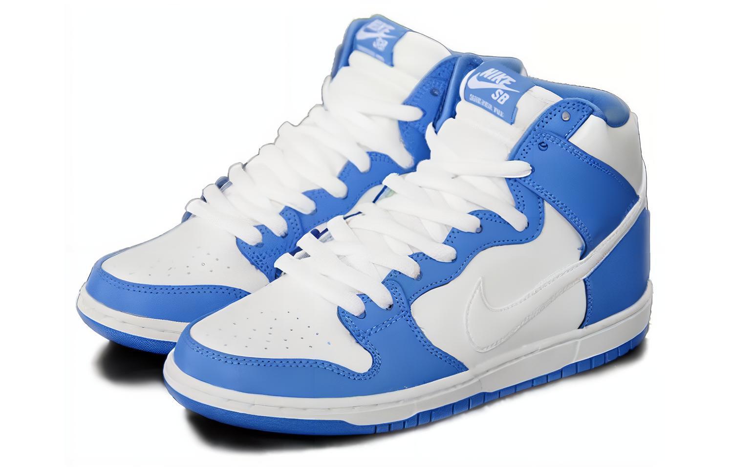 Мужские кеды Nike Dunk SB Rivalry (сине-белые) — 大学蓝/白/白 — фото 2
