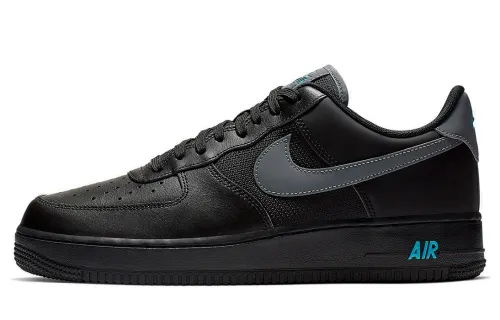 Nike Air Force 1 Low Black Blue Fury Cool Grey