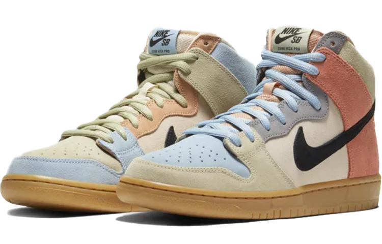 Кеды Nike Dunk SB Pro Spectrum (сине-черно-розовые) — Синий / чёрный / розовый — фото 3