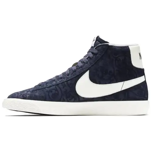 Nike Blazer Mid Premium Vintage Obsidian/Sail White Team Orange