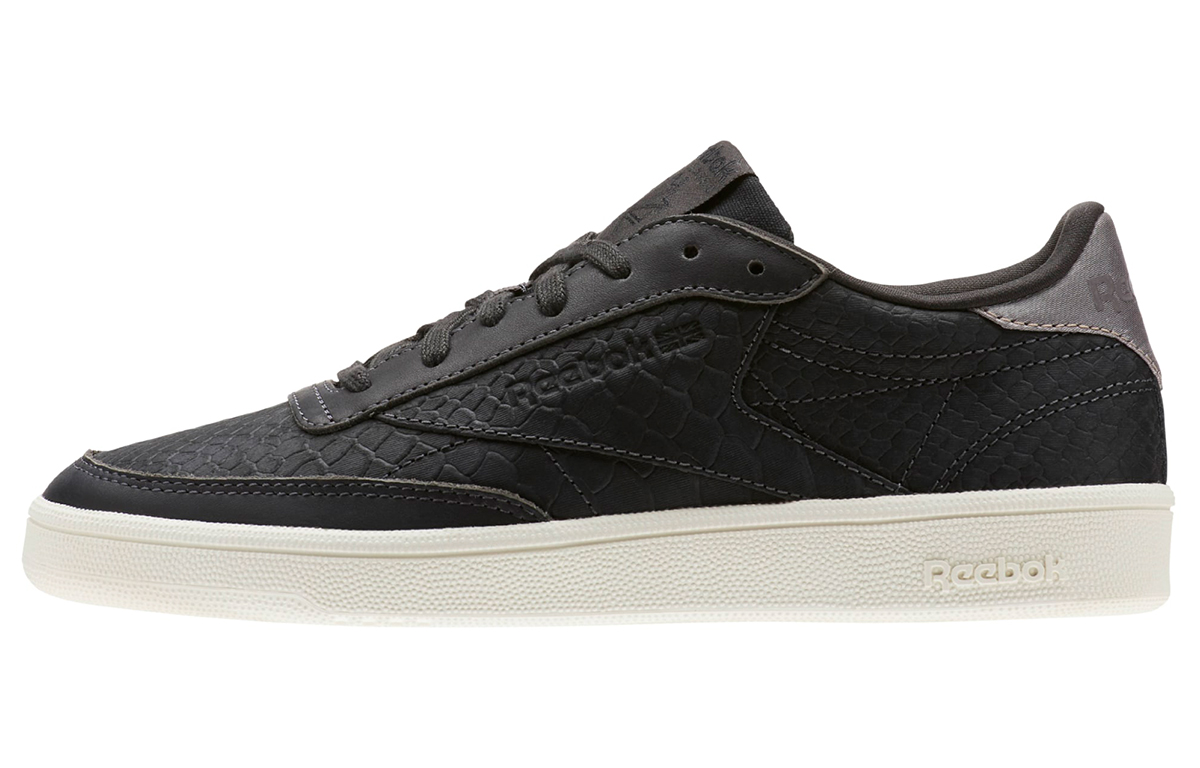 Женские кеды Reebok Club C 85 (черные)