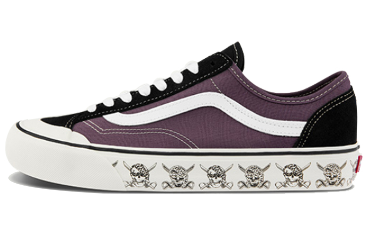 Vans Style 36 SF low-top sneakers, same style for men and women, black and purple