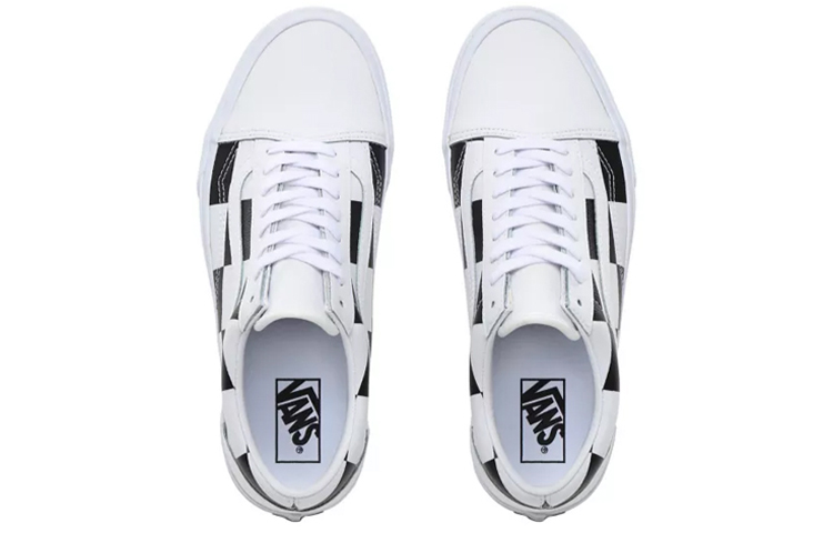Кеды Vans Old Skool (черно-белые в шахматную клетку) — фото 4