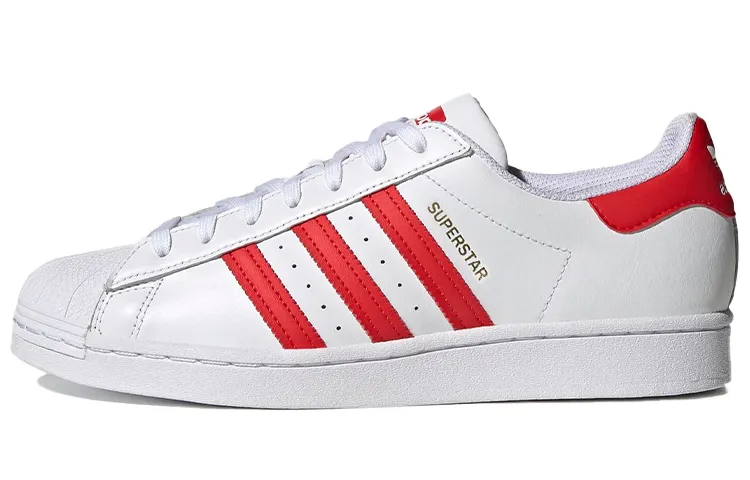 Adidas Superstar 'White Vivid Red'