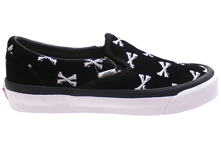 Кеды WTAPS x Vans slip-on (черные) — фото 2