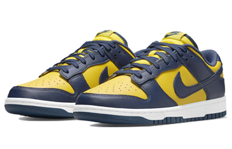Кроссовки Nike Dunk Retro "Varsity Maize" (сине-желтые) — Синий / жёлтый — фото 3