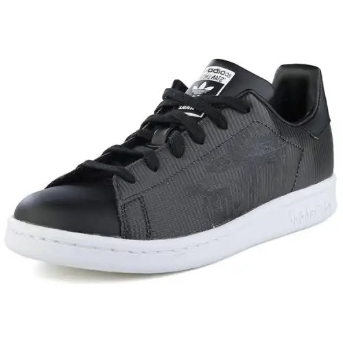 Adidas Originals Stan Smith Slip Resistant Abrasion Resistant Low top Skateboard Shoes Men's Black