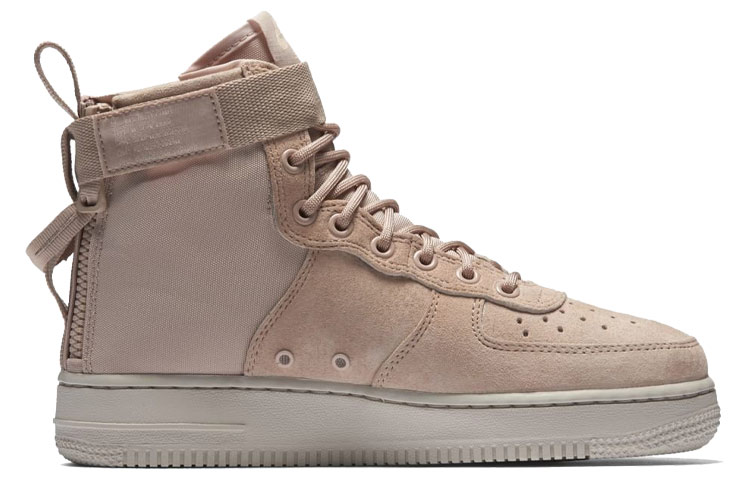 Женские кроссовки Nike Air Force 1 SF (светло-розовый) — фото 2