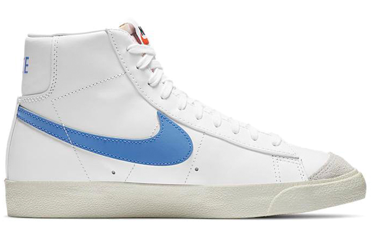 Женские кеды Nike Blazer 77 "Royal Pulse" (бело-синие) — фото 2