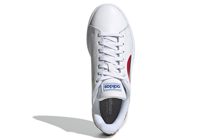 Женские кеды adidas neo ADVANTAGE (бело-красно-синие) — Белый / красный / синий — фото 5