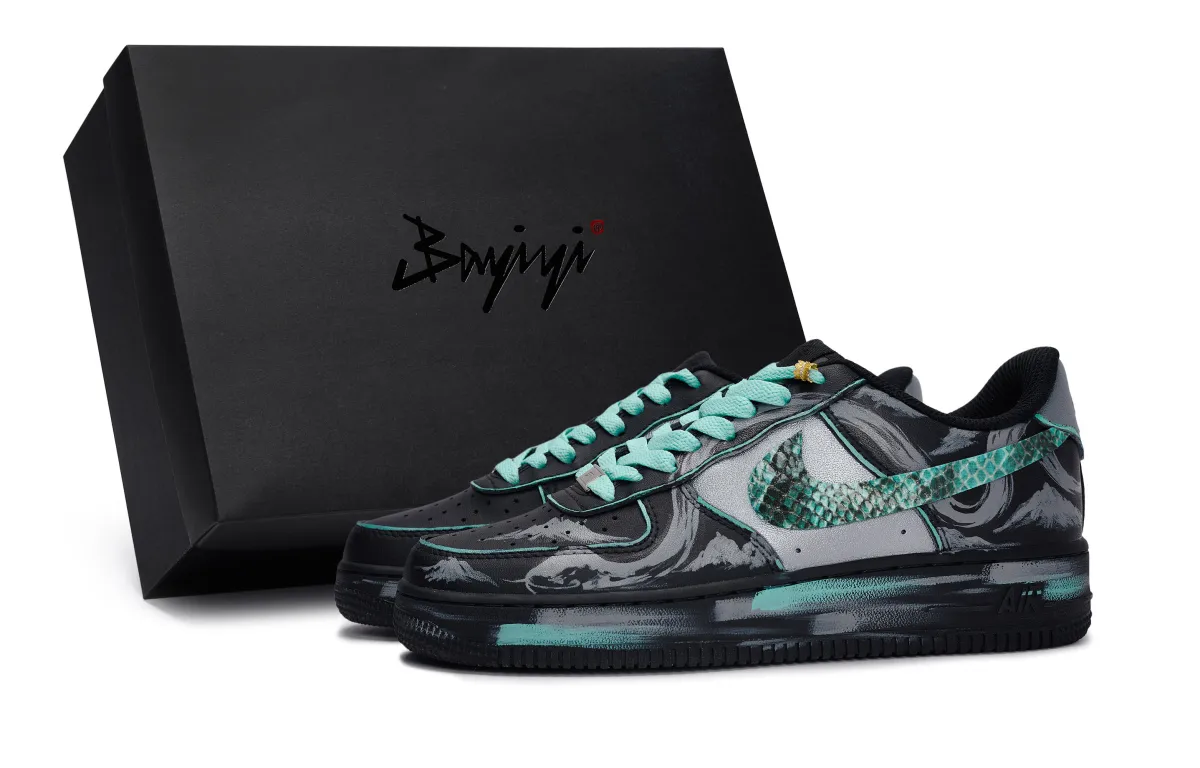 Nike Air Force 1 07 811 Manufacturing, Year Of The Snake Cloud Rising, Special Shoe Box
