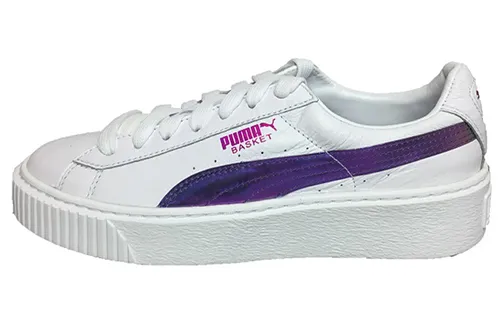 PUMA Basket Platform Rainbow 'White' Women's