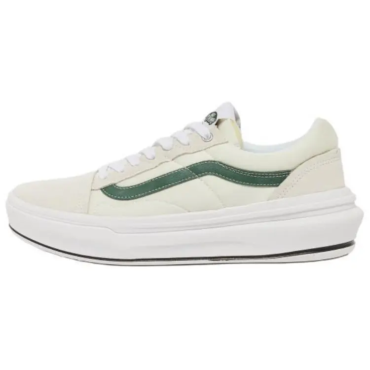 Vans Old Skool Low top Skateboard Shoes Men's White Green