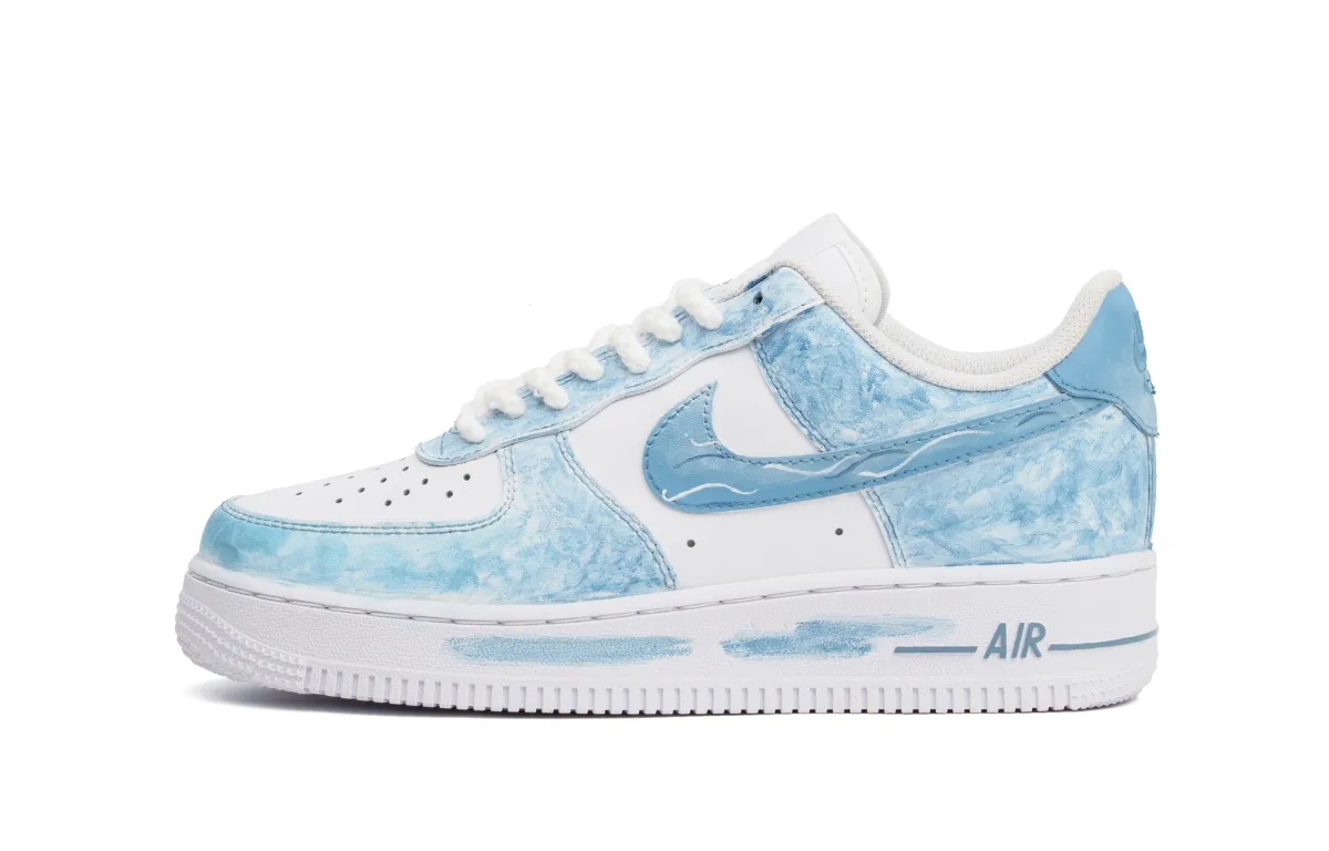 Nike Air Force 1 Cushioning, Impact Resistant, Abrasion Resistant Low top Skateboard Shoes Unisex