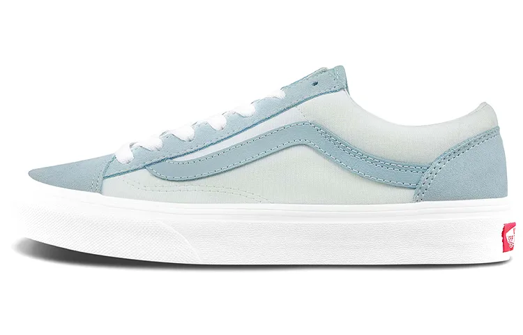 Vans Style 36 Fashion Trend Low top Skateboard Shoes Unisex Light Blue