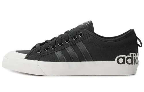 Nizza Adidas Originals 'Oversize Heel Logo - Core Black Gum'